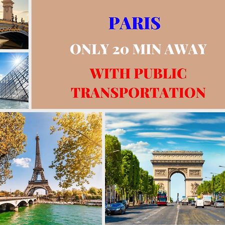 L'Eiffel - Self Checking, 20Min From Paris Apartment Дранси Екстериор снимка