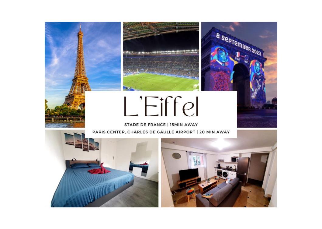 L'Eiffel - Self Checking, 20Min From Paris Apartment Дранси Екстериор снимка